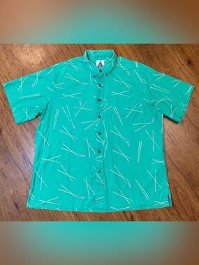 Sig Zane Hilo Hawai’i Hawaiian Shirt Long Sleeve 3XL 100% Authentic